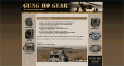 Desktop Screenshot of gung-ho-gear.com